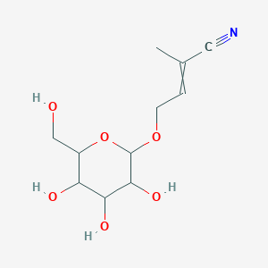 molecular formula C11H17NO6 B13397856 RhodiocyanosideA 