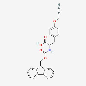 molecular formula C27H23NO5 B13397979 2-(9H-fluoren-9-ylmethoxycarbonylamino)-3-(4-prop-2-ynoxyphenyl)propanoic acid 