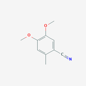 molecular formula C10H11NO2 B1339804 4,5-dimethoxy-2-methylbenzonitrile CAS No. 58814-69-0