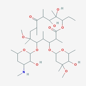 molecular formula C37H67NO13 B13398053 Clarithromycin EP Impurity D;N-Desmethylclarithromycin;Clarithromycin impurity D 