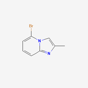 molecular formula C8H7BrN2 B1339806 5-Bromo-2-methylimidazo[1,2-a]pyridine CAS No. 74420-51-2