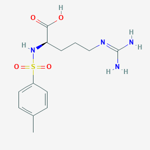 molecular formula C13H20N4O4S B13398165 N2-[(4-Methylphenyl)sulfonyl]-L-arginine 