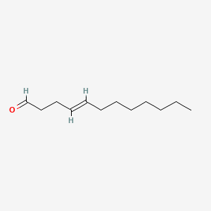 molecular formula C12H22O B13398250 4-Dodecen-1-al CAS No. 30390-51-3