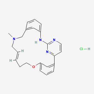 molecular formula C23H25ClN4O B13398256 Zotiraciclib hydrochloride 