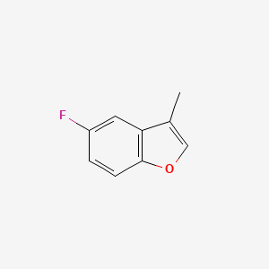 molecular formula C9H7FO B1339826 5-Fluoro-3-methylbenzofuran CAS No. 33118-83-1
