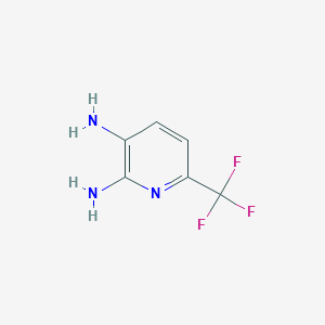 molecular formula C6H6F3N3 B1339827 6-(Trifluoromethyl)pyridine-2,3-diamine CAS No. 683242-79-7