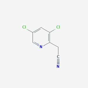 molecular formula C7H4Cl2N2 B1339828 2-(3,5-Dichloropyridin-2-yl)acetonitrile CAS No. 158141-35-6