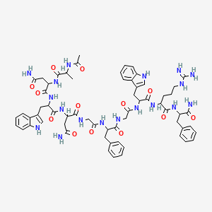 molecular formula C63H78N18O13 B13398345 Anwngfgwrf 