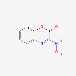 molecular formula C8H6N2O3 B1339836 3-(Hydroxyimino)-3,4-dihydro-2H-benzo[b][1,4]oxazin-2-one CAS No. 903891-95-2