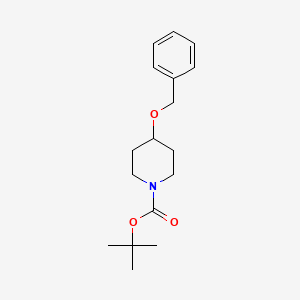 molecular formula C17H25NO3 B1339837 Tert-butyl 4-(benzyloxy)piperidine-1-carboxylate CAS No. 159557-47-8