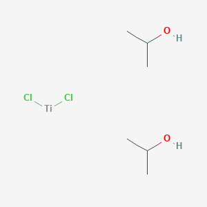 molecular formula C6H16Cl2O2Ti B13398378 dichlorotitanium;propan-2-ol 