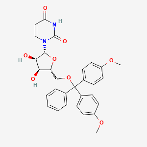 molecular formula C30H30N2O8 B1339848 5'-O-DMT-rU CAS No. 81246-79-9