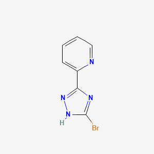 2-(3-Bromo-1H-1,2,4-triazol-5-YL)pyridine