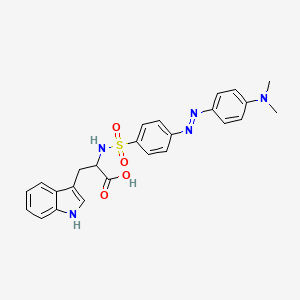 molecular formula C25H25N5O4S B13398510 Dbs-Trp-OH 
