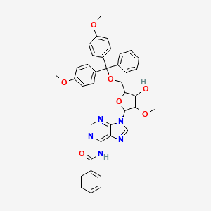 molecular formula C39H37N5O7 B13398529 N6-Benzoyl-5'-O-DMT-2'-O-methyladenosine 