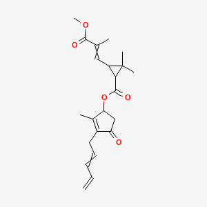 molecular formula C22H28O5 B13398570 Pyrethrin 2 CAS No. 29128-51-6