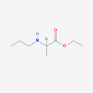 molecular formula C8H17NO2 B13398596 Ethyl propylalaninate 