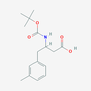 molecular formula C16H23NO4 B13398622 Boc-beta-hophe(3-me)-oh 