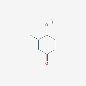molecular formula C7H12O2 B1339868 4-Hydroxy-3-methylcyclohexanone CAS No. 89897-04-1