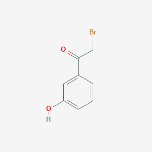 molecular formula C8H7BrO2 B133987 2-溴-3'-羟基苯乙酮 CAS No. 2491-37-4