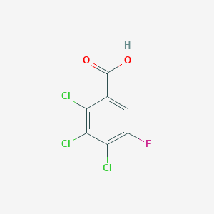 molecular formula C7H2Cl3FO2 B1339882 2,3,4-Trichloro-5-fluorobenzoic acid CAS No. 115549-04-7