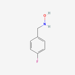 molecular formula C7H8FNO B1339884 N-[(4-fluorophenyl)methyl]hydroxylamine 
