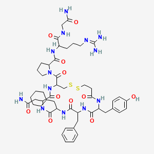 molecular formula C50H71N13O11S2 B13398840 Xyfxncprg 