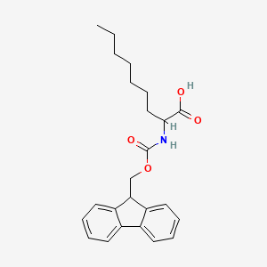 molecular formula C24H29NO4 B13398882 N-Fmoc-R-2-amino-Nonanoic acid 