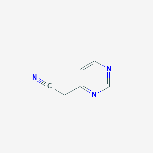 molecular formula C6H5N3 B1339889 2-(Pyrimidin-4-yl)acetonitrile CAS No. 794522-90-0