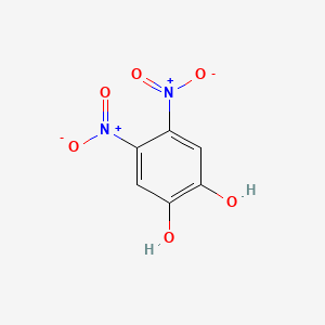 molecular formula C6H4N2O6 B1339890 4,5-Dinitrocatechol CAS No. 77400-30-7