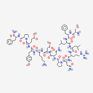 molecular formula C81H119N21O22 B13398968 TRAP-14 amide 