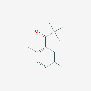 molecular formula C13H18O B1339901 2',2,2,5'-Tetramethylpropiophenone CAS No. 66390-56-5