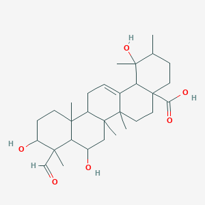 3,6,19-Trihydroxy-23-oxo-12-ursen-28-oic acid