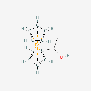 molecular formula C12H14FeO-6 B13399050 alpha-Methylferrocenemethanol 