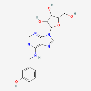 molecular formula C17H19N5O5 B13399055 N-(3-Hydroxybenzyl)adenosine 