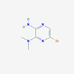 2-Amino-5-bromo-3-(dimethylamino)pyrazine