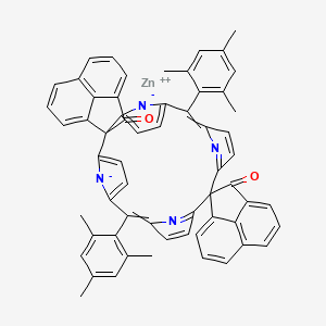 molecular formula C60H42N4O2Zn B13399137 CID 73209611 