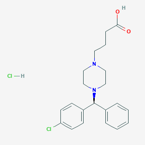 molecular formula C21H26Cl2N2O2 B13399152 Levocetrizine Hydrochloride 