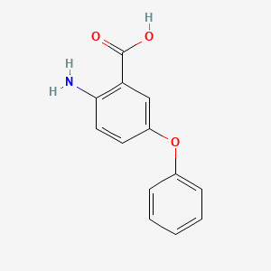 molecular formula C13H11NO3 B1339919 2-Amino-5-phenoxybenzoic acid CAS No. 22071-39-2