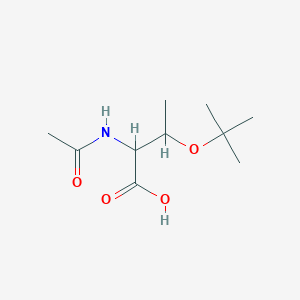 molecular formula C10H19NO4 B13399230 Acetyl-O-tert-butyl-L-threonine 