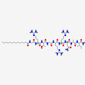 molecular formula C53H100N20O12 B13399276 Grtgrrnai 