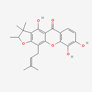 molecular formula C23H24O6 B1339928 Gerontoxanthone C 