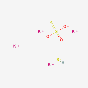 molecular formula HK4O3S3+ B13399290 Liver of sulfur 