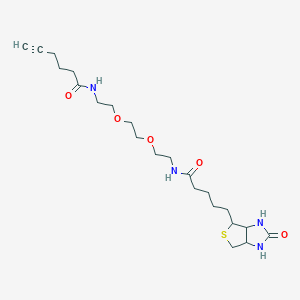 molecular formula C22H36N4O5S B13399298 Alkynyl-Biotin 