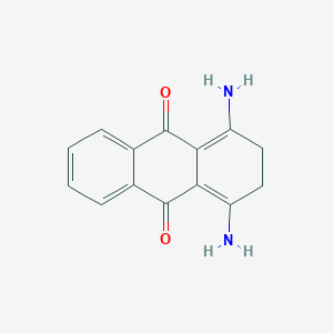 molecular formula C14H12N2O2 B133993 1,4-Diamino-2,3-dihydroanthraquinone CAS No. 81-63-0
