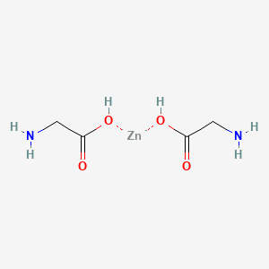 molecular formula C4H10N2O4Zn B13399303 Bis(2-aminoacetoxy)ZINC 