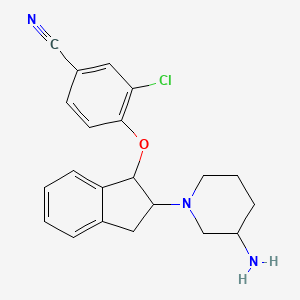 molecular formula C21H22ClN3O B13399307 Trcp6-IN-1 