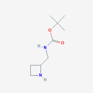 molecular formula C9H18N2O2 B1339932 氮杂环丁-2-基甲基-氨基甲酸叔丁酯 CAS No. 99724-21-7