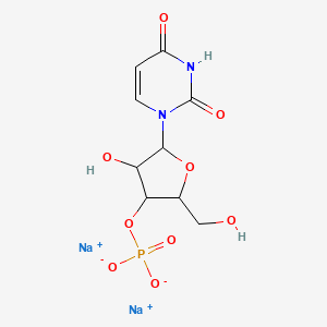 molecular formula C9H11N2Na2O9P B13399340 Uridine-3'-monophosphate (disodium) 
