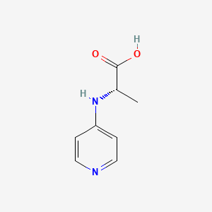 molecular formula C8H10N2O2 B13399346 N-Pyridin-4-yl-L-alanine CAS No. 76478-27-8